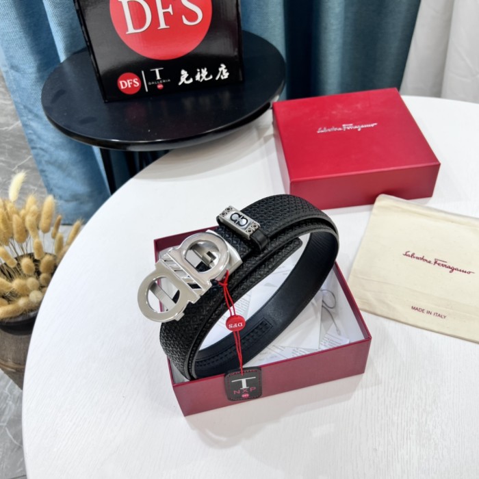 Streetwear Belt Ferragamo 321158 size:3.5cm