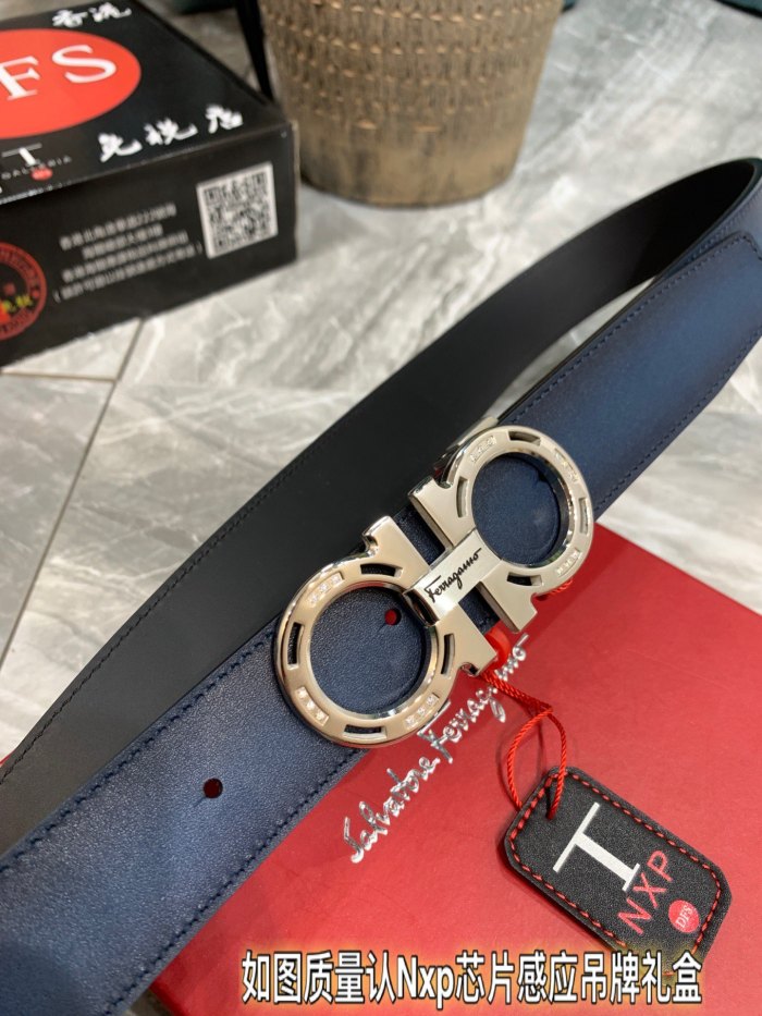 Streetwear Belt Ferragamo 321060 size:3.5cm