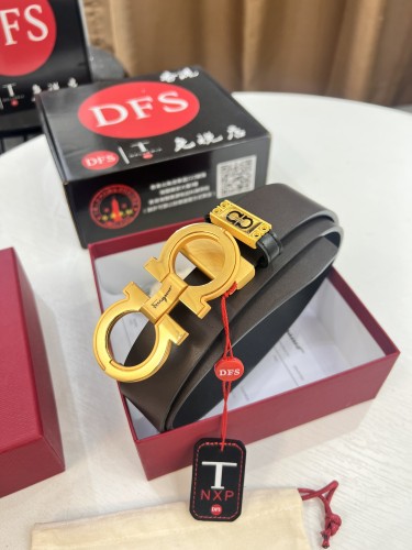 Streetwear Belt Ferragamo 321021 size:3.5cm