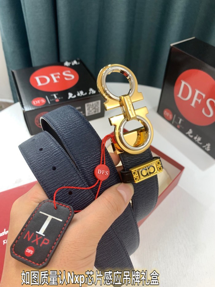 Streetwear Belt Ferragamo 321161 size:3.5cm