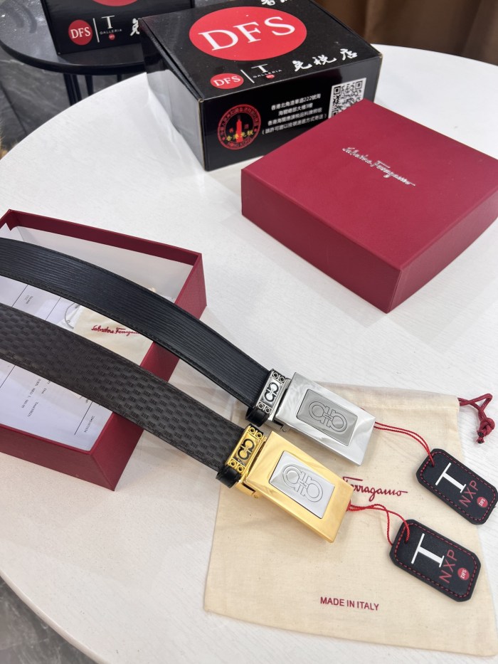 Streetwear Belt Ferragamo 321076 size:3.5cm