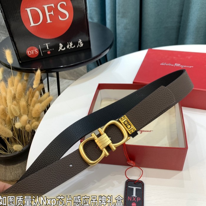 Streetwear Belt Ferragamo 321065 size:3.5cm