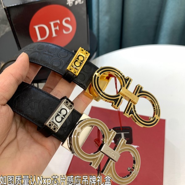 Streetwear Belt Ferragamo 320938 size:3.5cm