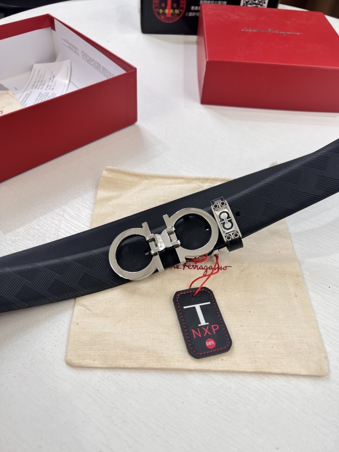 Streetwear Belt Ferragamo 320986 size:3.5cm