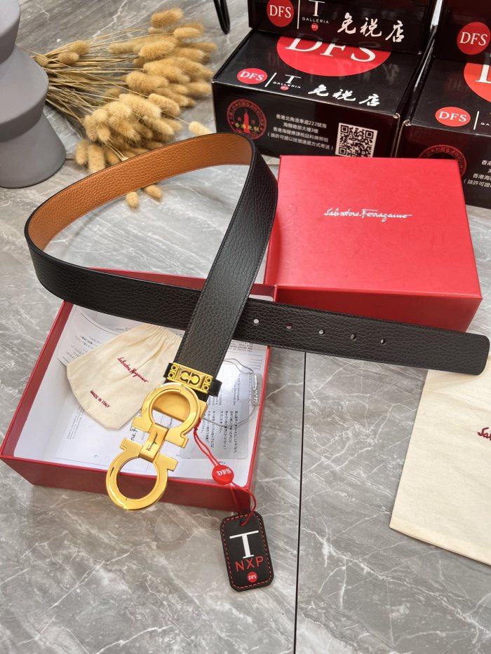 Streetwear Belt Ferragamo 321030 size:3.5cm