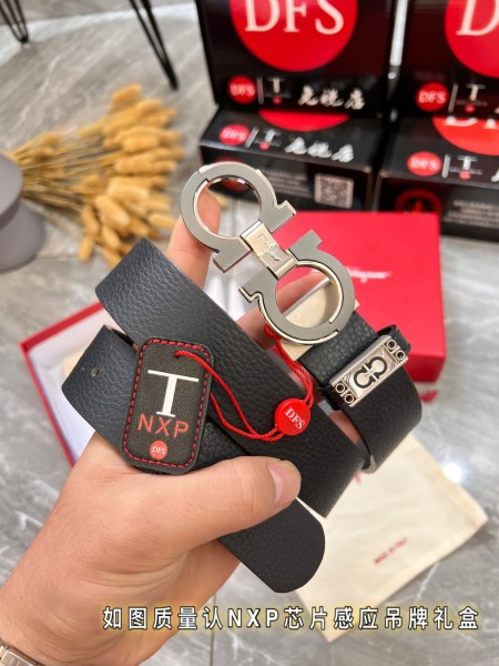 Streetwear Belt Ferragamo 321052 size:3.5cm