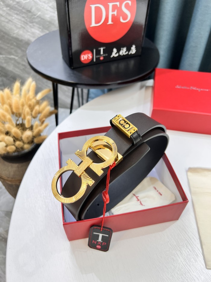 Streetwear Belt Ferragamo 321056 size:3.5cm