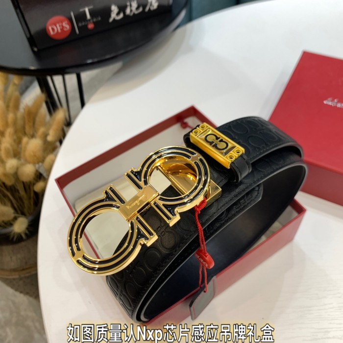 Streetwear Belt Ferragamo 320937 size:3.5cm