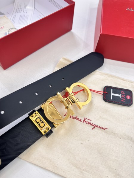 Streetwear Belt Ferragamo 320985 size:3.5cm