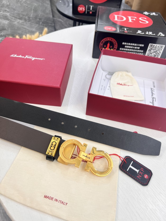 Streetwear Belt Ferragamo 321021 size:3.5cm