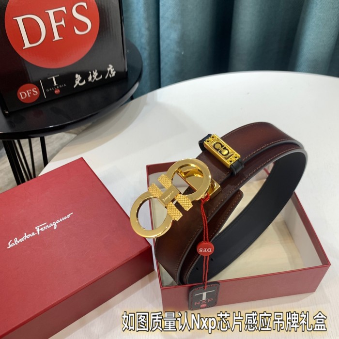 Streetwear Belt Ferragamo 321091 size:3.5cm