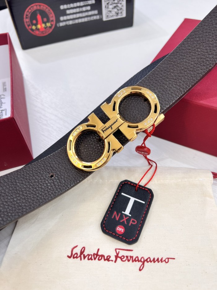 Streetwear Belt Ferragamo 321047 size:3.5cm