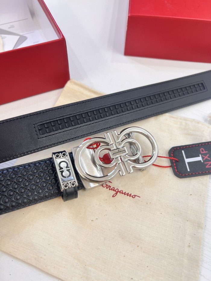 Streetwear Belt Ferragamo 320990 size:3.5cm