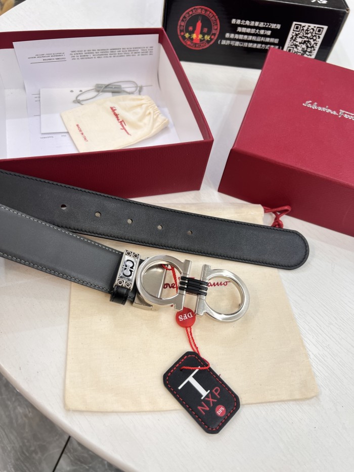 Streetwear Belt Ferragamo 320996 size:3.5cm