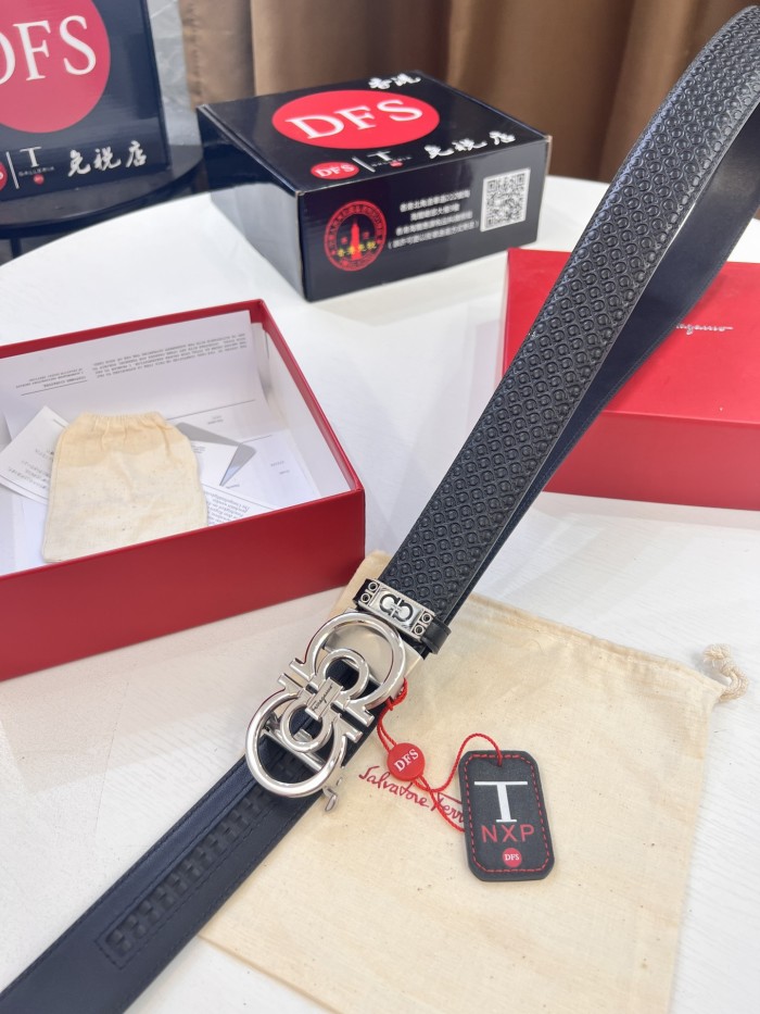 Streetwear Belt Ferragamo 320990 size:3.5cm