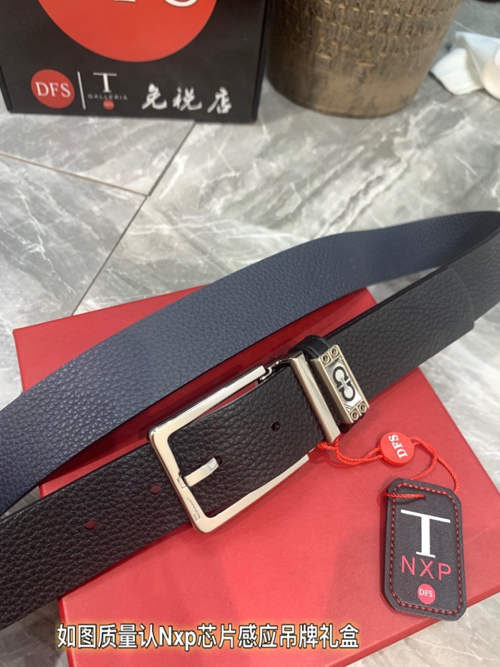Streetwear Belt Ferragamo 321043 size:3.5cm