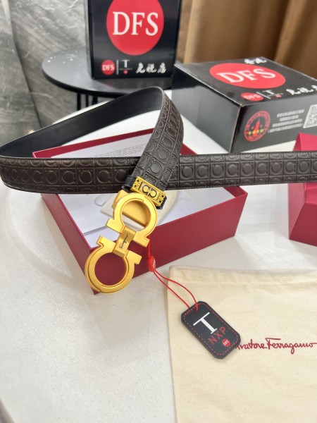 Streetwear Belt Ferragamo 320980 size:3.5cm