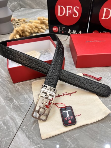 Streetwear Belt Ferragamo 321117 size:3.5cm