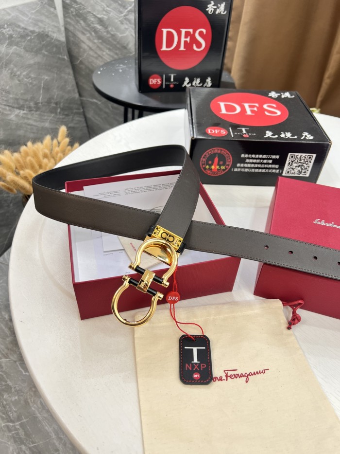 Streetwear Belt Ferragamo 320995 size:3.5cm