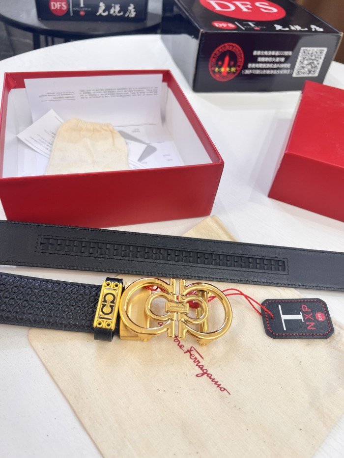 Streetwear Belt Ferragamo 320991 size:3.5cm