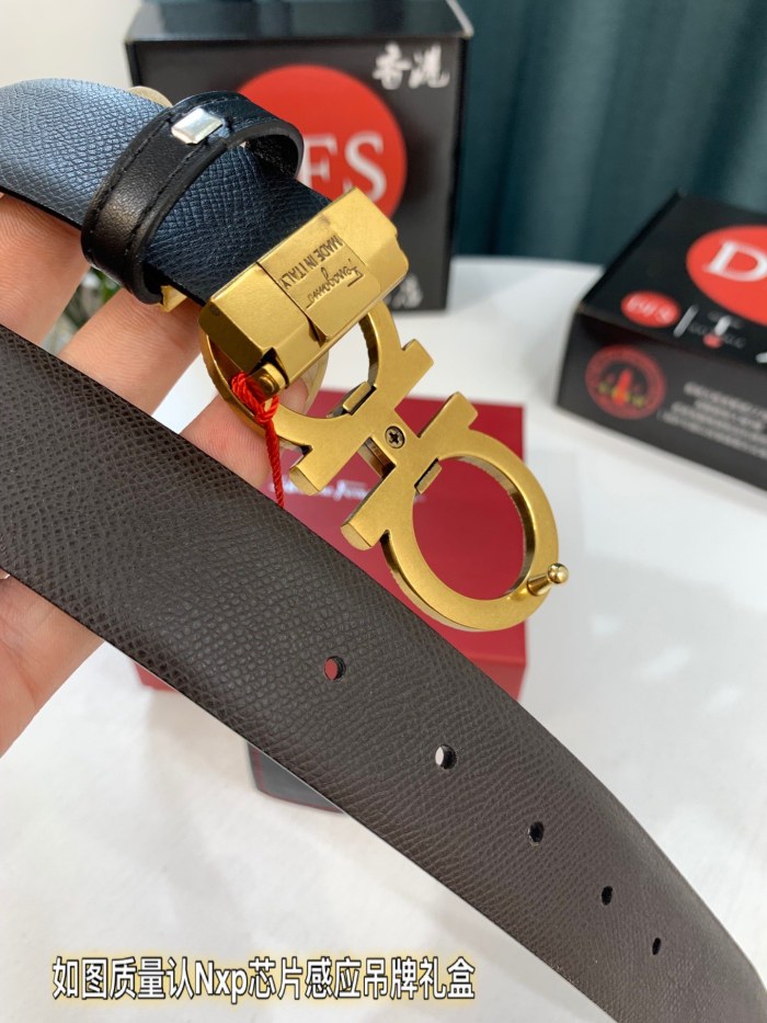 Streetwear Belt Ferragamo 321150 size:3.5cm