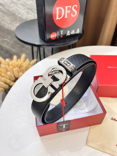 Streetwear Belt Ferragamo 320951 size:3.5cm