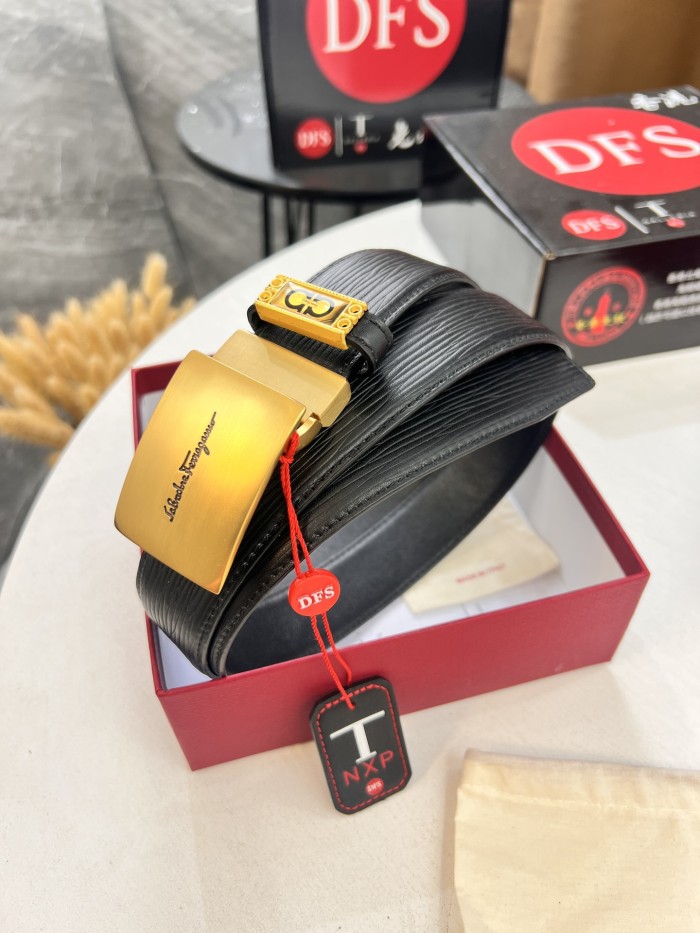 Streetwear Belt Ferragamo 321094 size:3.5cm