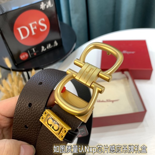 Streetwear Belt Ferragamo 321065 size:3.5cm