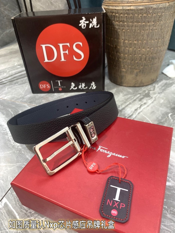 Streetwear Belt Ferragamo 321043 size:3.5cm