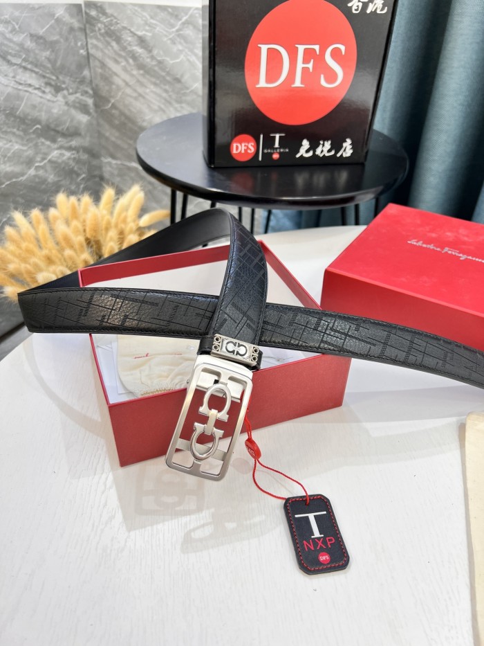 Streetwear Belt Ferragamo 321122 size:3.5cm