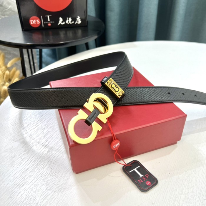 Streetwear Belt Ferragamo 321154 size:3.5cm