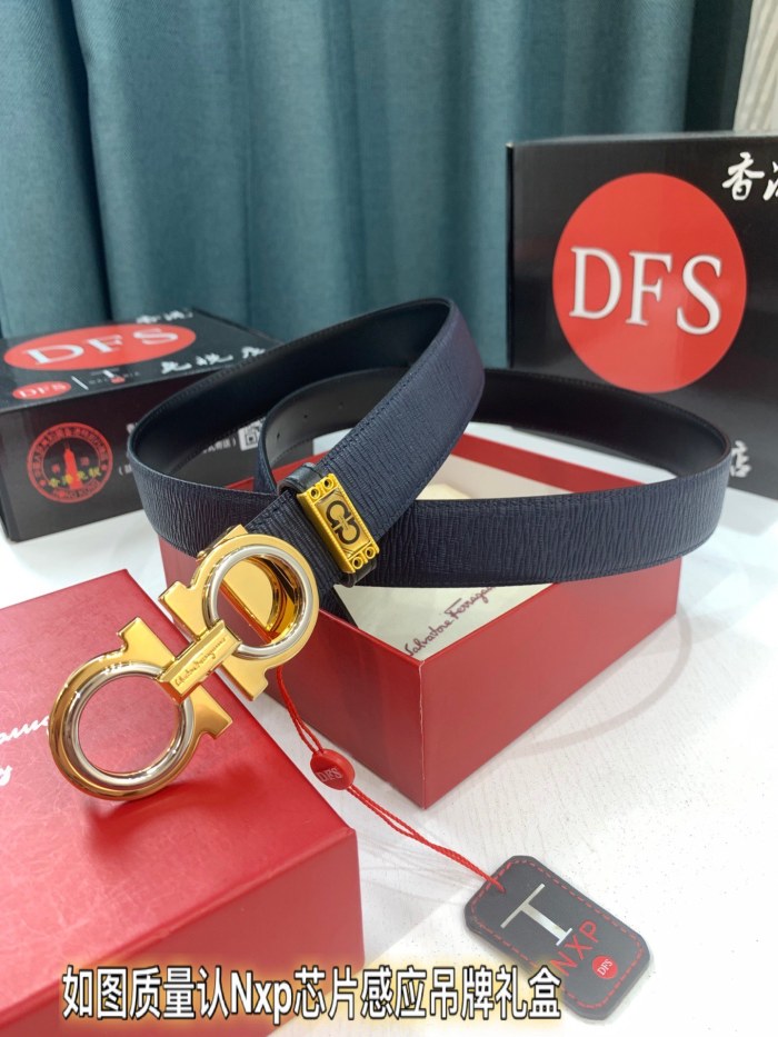 Streetwear Belt Ferragamo 321161 size:3.5cm