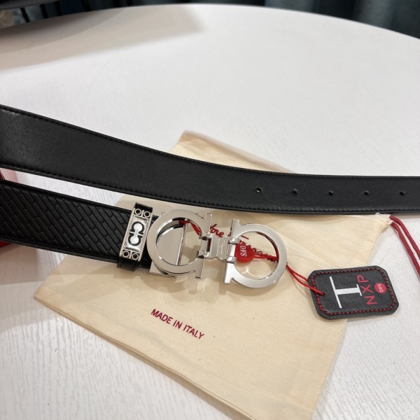 Streetwear Belt Ferragamo 320959 size:3.5cm