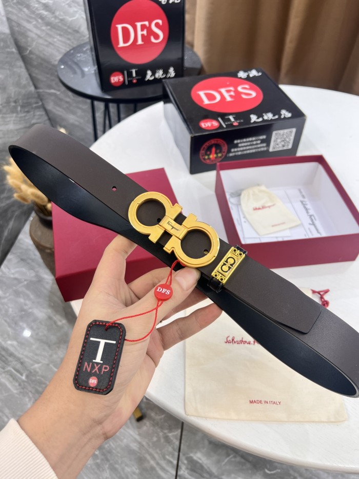 Streetwear Belt Ferragamo 321021 size:3.5cm