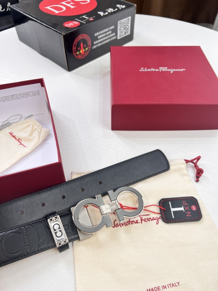 Streetwear Belt Ferragamo 320975 size:3.5cm