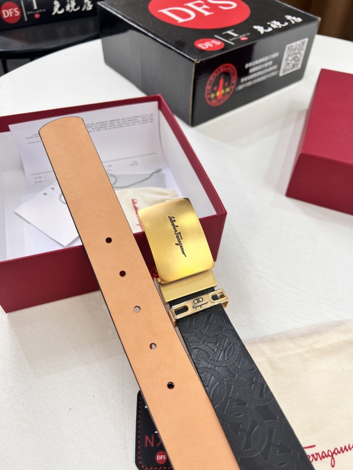 Streetwear Belt Ferragamo 320955 size:3.5cm