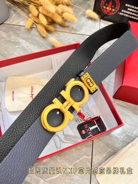 Streetwear Belt Ferragamo 321051 size:3.5cm