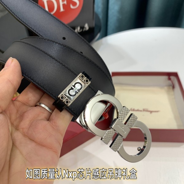 Streetwear Belt Ferragamo 321090 size:3.5cm