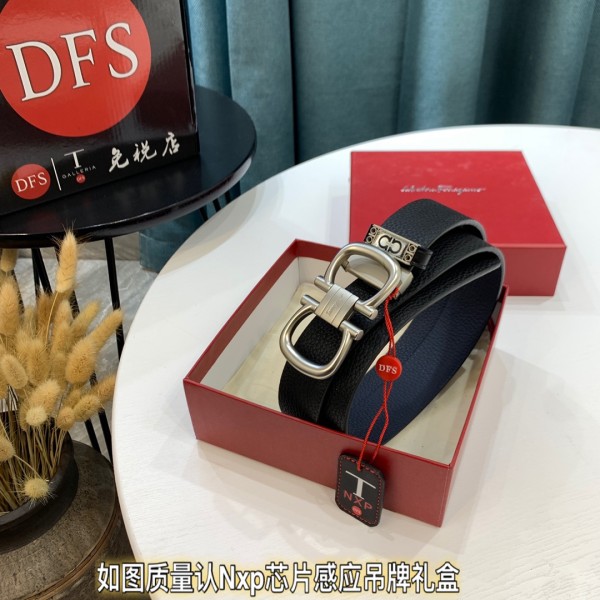 Streetwear Belt Ferragamo 321064 size:3.5cm