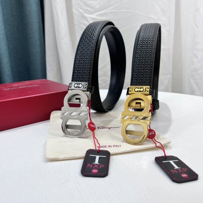 Streetwear Belt Ferragamo 321158 size:3.5cm