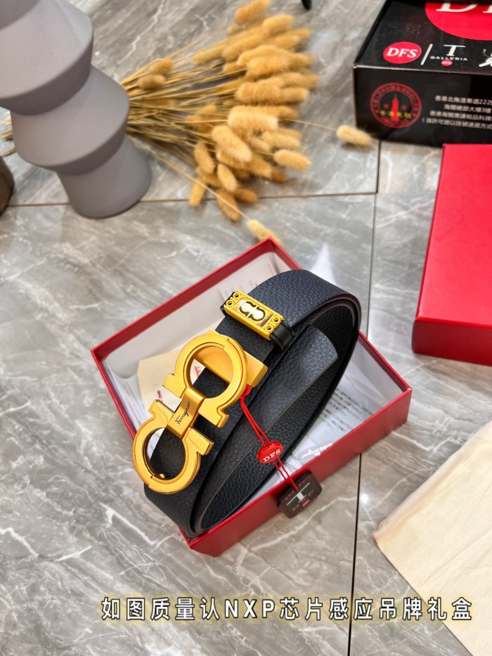 Streetwear Belt Ferragamo 321051 size:3.5cm