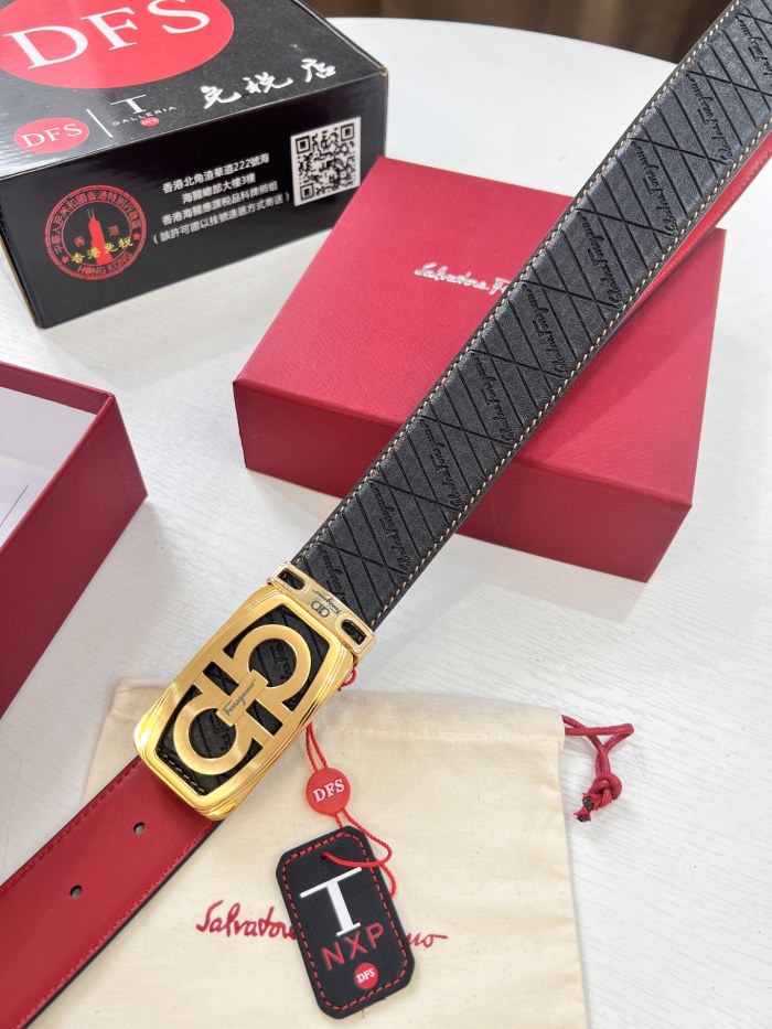 Streetwear Belt Ferragamo 321139 size:3.5cm