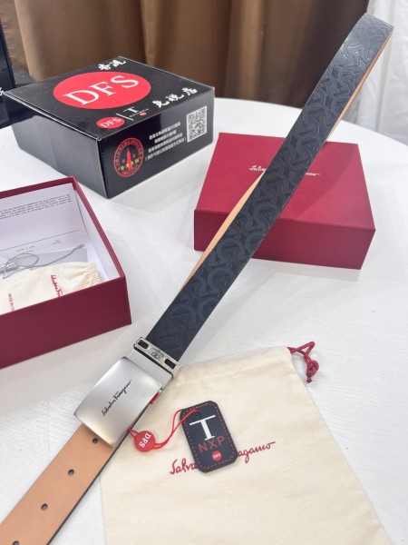 Streetwear Belt Ferragamo 320954 size:3.5cm