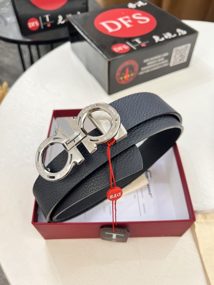 Streetwear Belt Ferragamo 321046 size:3.5cm