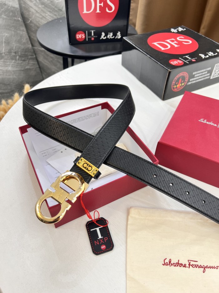 Streetwear Belt Ferragamo 320942 size:3.5cm