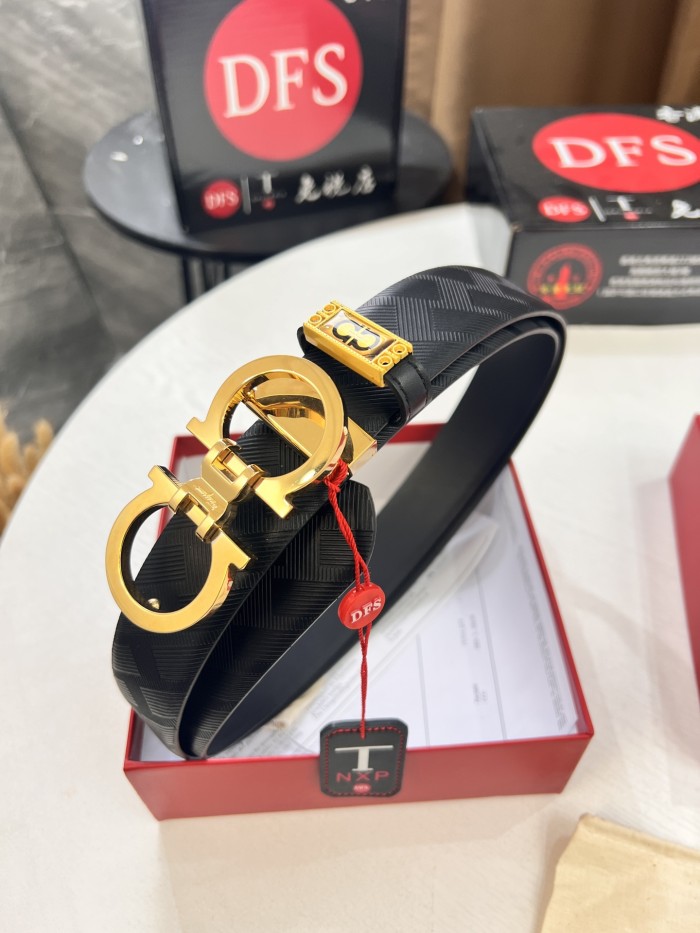 Streetwear Belt Ferragamo 320985 size:3.5cm