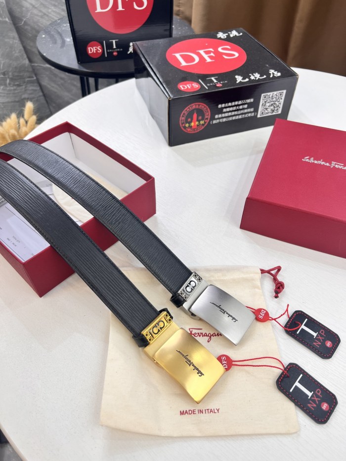 Streetwear Belt Ferragamo 321095 size:3.5cm