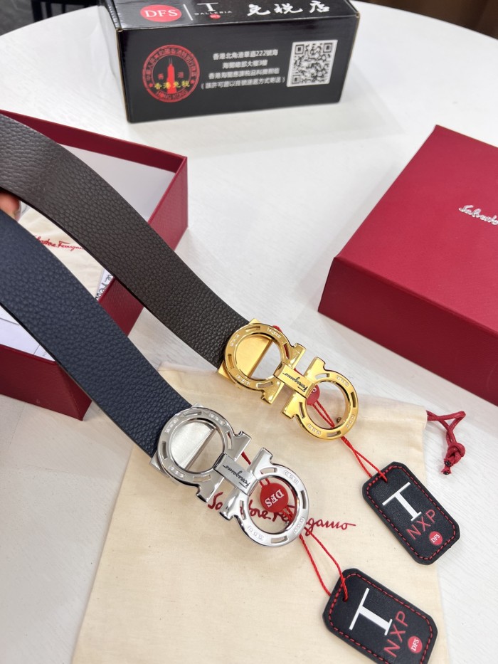 Streetwear Belt Ferragamo 321046 size:3.5cm