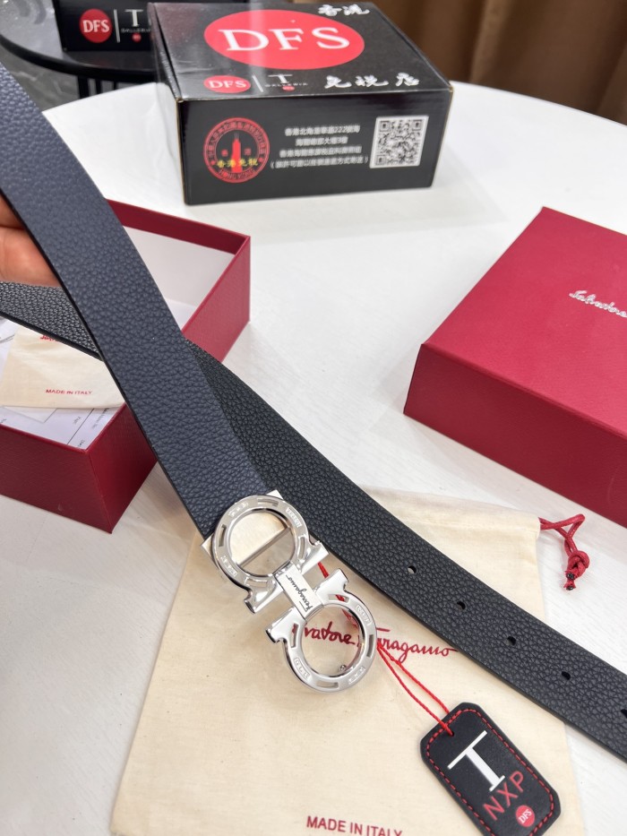 Streetwear Belt Ferragamo 321046 size:3.5cm