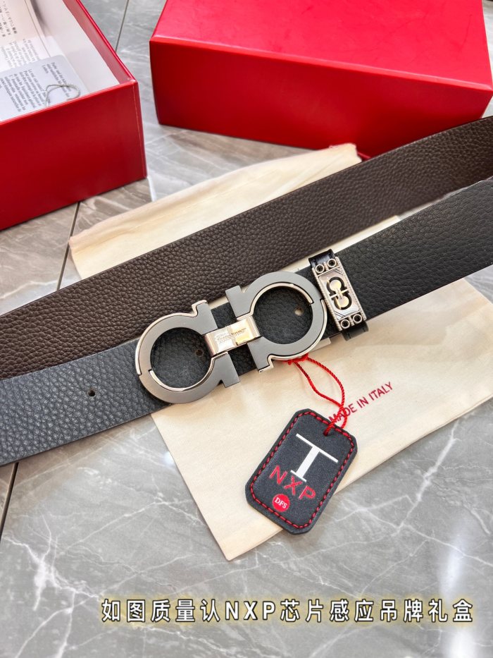 Streetwear Belt Ferragamo 321052 size:3.5cm